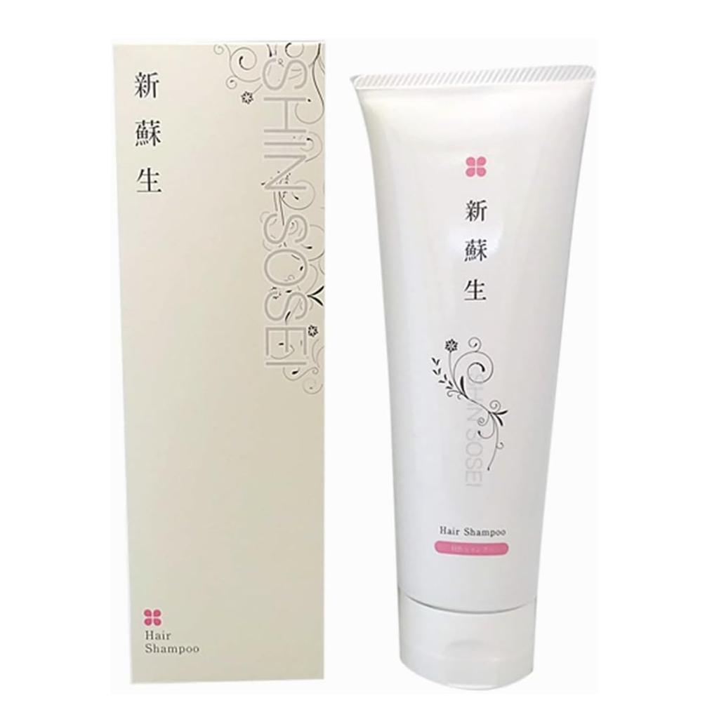 Shinsei Fermented Rice Amino Suitable for Sensitive Relieves and Hair Loss Shampoo, 220g, Additive-Free, Bran, Acids, Hypoallergenic, Skin, Dandruff,