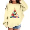 Children's Fashionable Casual Long-sleeved Loose Christmas Print Pullover Sweatshirt