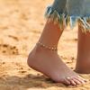 Bohemian Candy Color Rice Bead Ethnic Style Exotic Anklet For Women