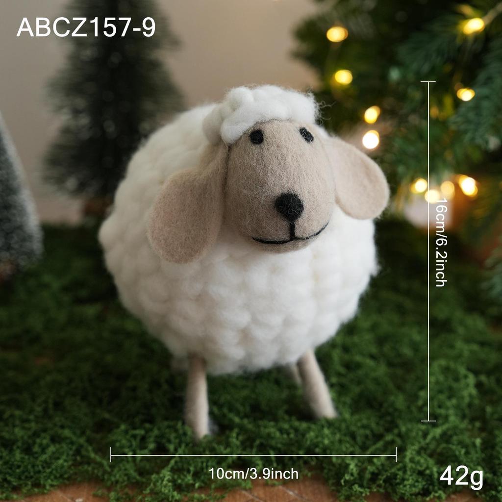 Christmas Plush Sheep Doll: Children's Gift & Home Decor Ornament