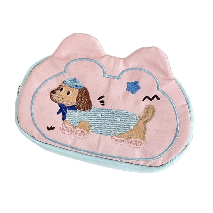 Hund Tier Stickerei Federmäppchen 18x11cm Große Reißverschluss Stifteetuis Multifunktions Federmäppchen Reise Kosmetiktasche