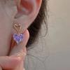 3pcs Y2K Heart Jewelry Set, Stud Earrings & Layered Necklace, Daily & Party Wear, Ideal Valentine's Gift