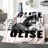Player Trophy Victory Blankets Flannel Printed Breathable Warm Throw Blanket for Home Office Bedspreads 0708a44