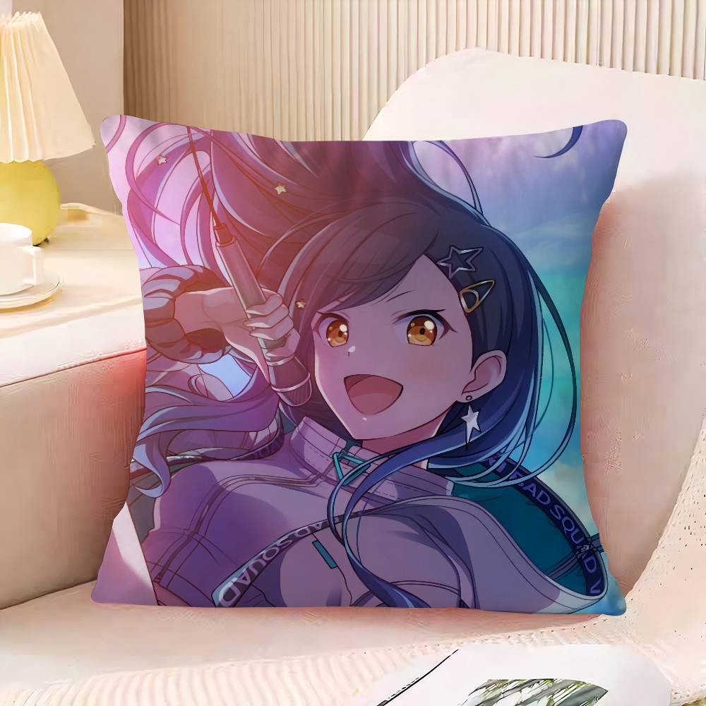 

A-An S-Shi-rash Stitch Lucky Dragon Pillow Cover Sofa Cushion Cover Home Room Decoration Children Gift 16x16Inch