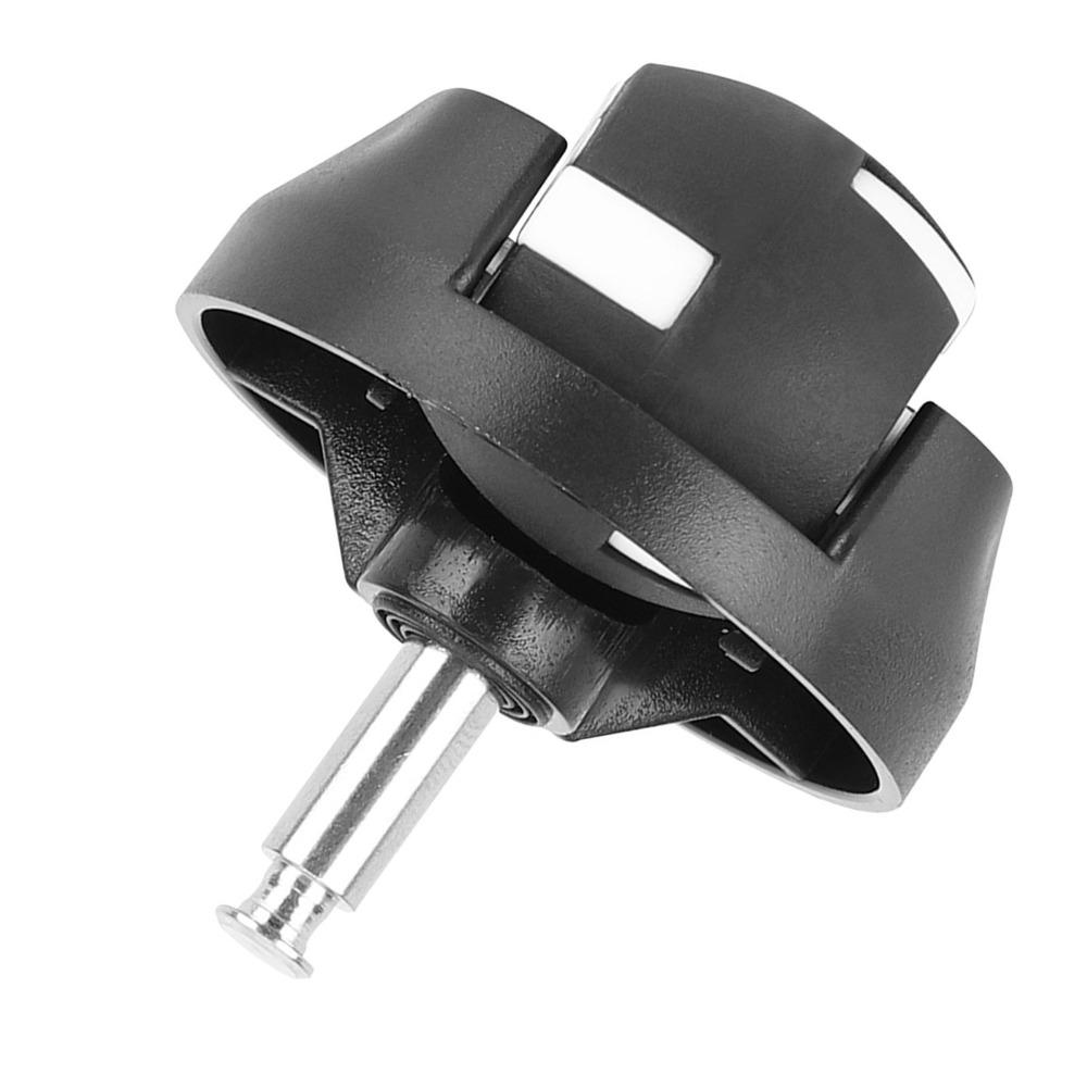 ABS Vacuum Caster Wheel Black ABS Swivel Caster Assembly Robotic Vacuum Maintenance