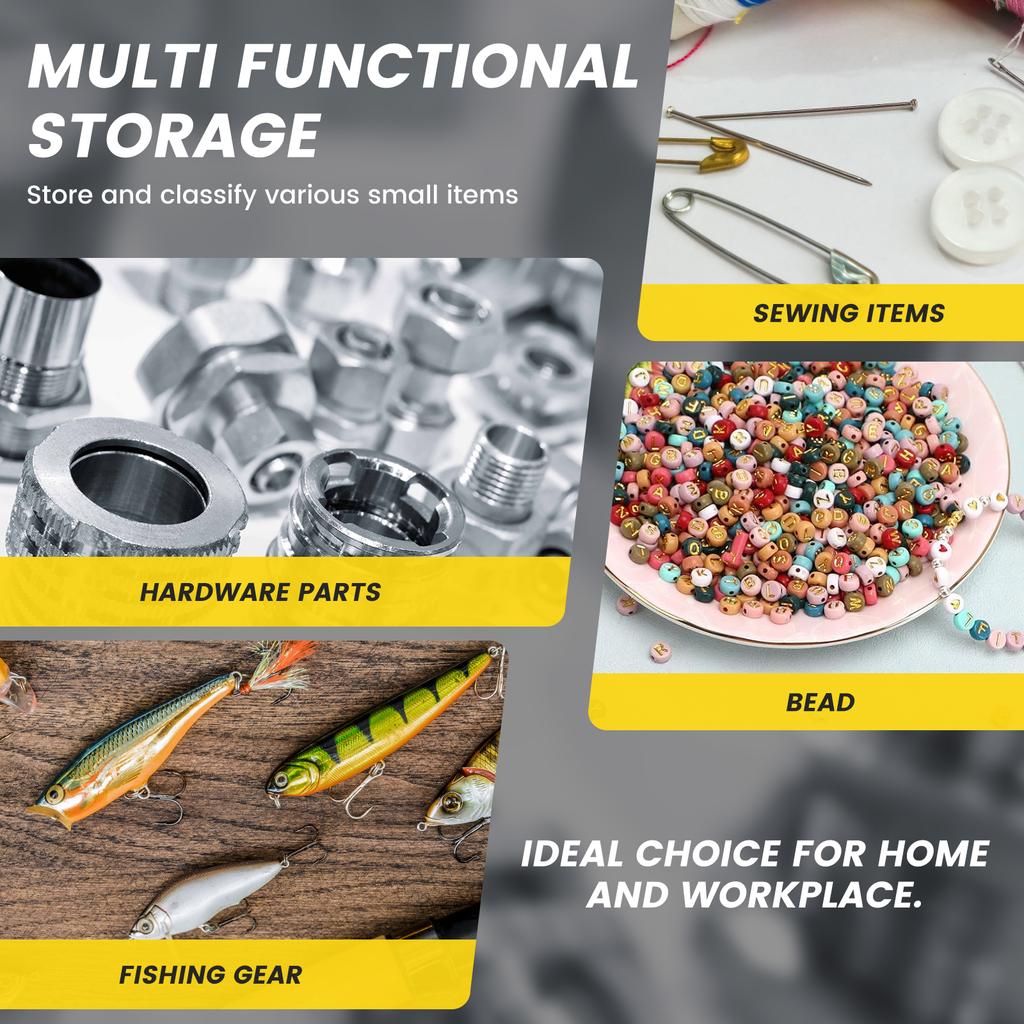 25 Grids Drawer Parts Box Screw Classification Component Storage Boxes Tools Case Multi Layers Electronic Parts Organizer Box