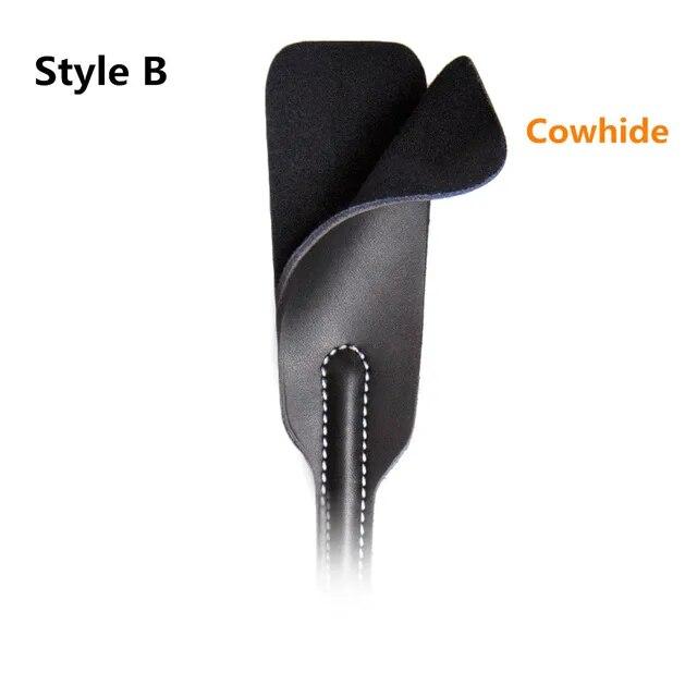 Fetish Double Layer Genuine Leather Riding Crops Spank Paddle Whip for Couples To Bdsm Bondage Slave Role Adult Game Sex Product