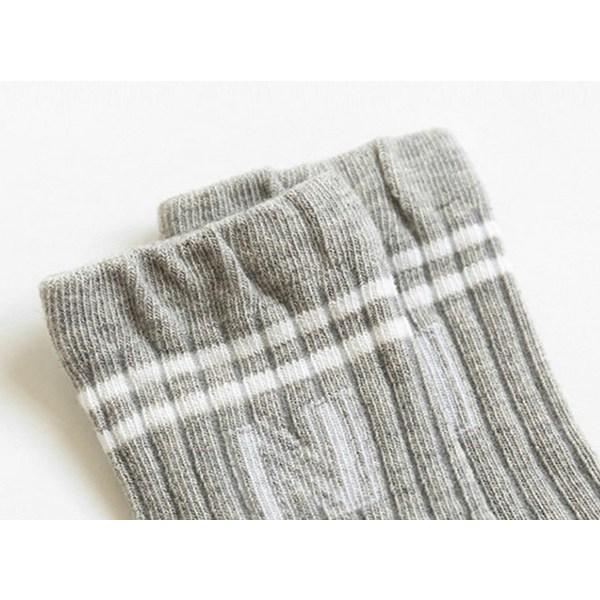 Joy Multi N-gerippte zweireihige Socken mit langem Halsausschnitt für Mädchen, 4-Bein-Set, koreanische Babyprodukte