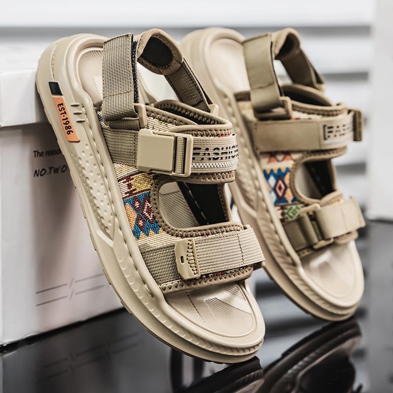 Mode Mode Neue Herren Hausschuhe Sommer Herren Sandalen Offene Zehen Flache Herren Freizeitschuhe Outdoor Walking Sandalen Herren Strandschuhe Sandalias