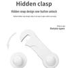 Plastic Door Panel Lock: No-Drill Latch Buckle Clasp