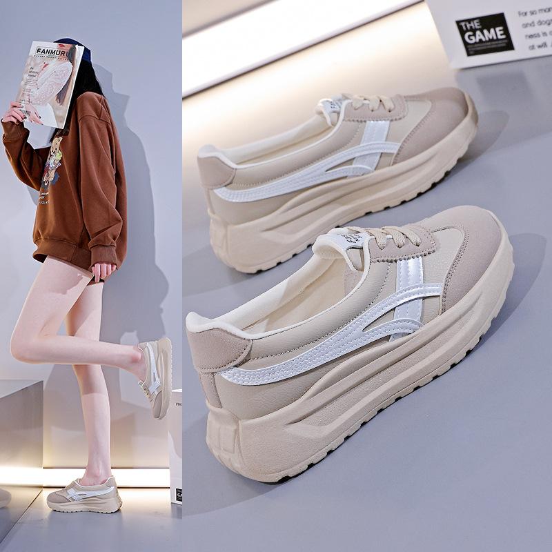 Forrest Gump Shoes Platform Sneakers Women's 2025 Spring and Autumn New Fashion Little White Shoes Versatile Shoes Female Student RL-K01