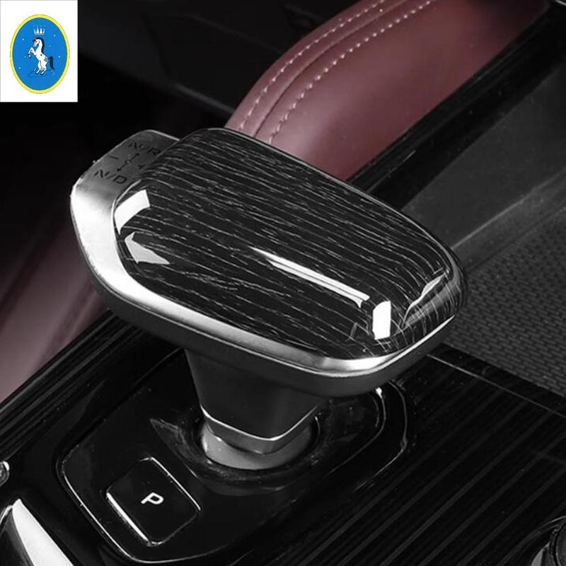 Car Gear Shift Knob Head Handle Case Decor Sequ Stickers Cover Trim For Geely Monjaro Kx11 Manjaro 2024 ABS Accessories