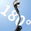 Quick Power Cable Reinforced Spring USB to Type C 360 Degree Angled End Silicone Texture Suitable for Portable Devices
