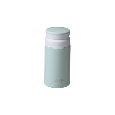 Water Mug with Ice Stainless Smoky Cafe Mug Bottle, Bottle, Bottle, 200ml, Stopper, Insulates, Cold, Steel, Green, Fit, HB-6375