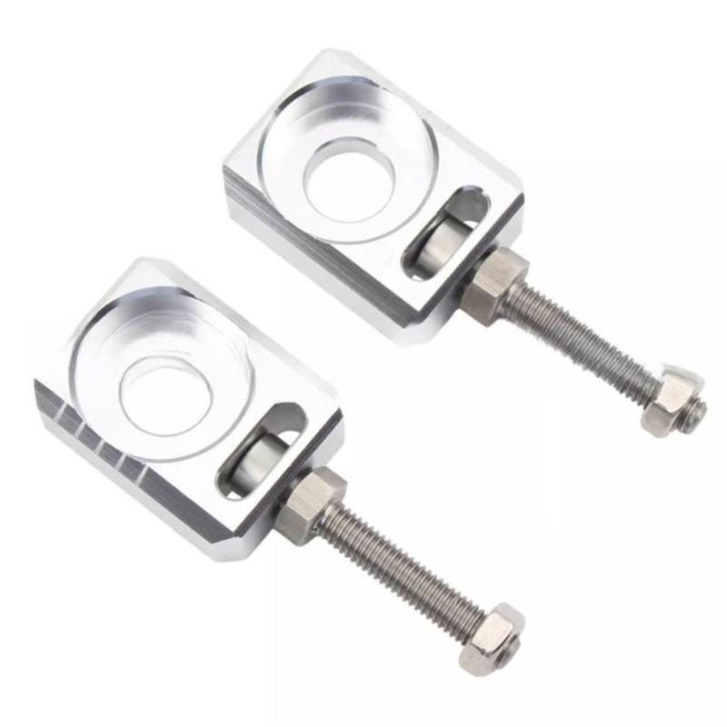 Motorrad Hinterrad Kettenspanner Hinterradachsen Blöcke Aluminiumlegierung Hinterradachsen Nabenabstandshalter