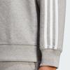 adidas Essential Three Stripes Pullover Sweatshirt Women Sweatshirt Gray IC9905