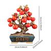 Persimmon Statue Feng Shui Figurine Sculpture Ornament Centerpiece Resin Blessing Decor Handmade