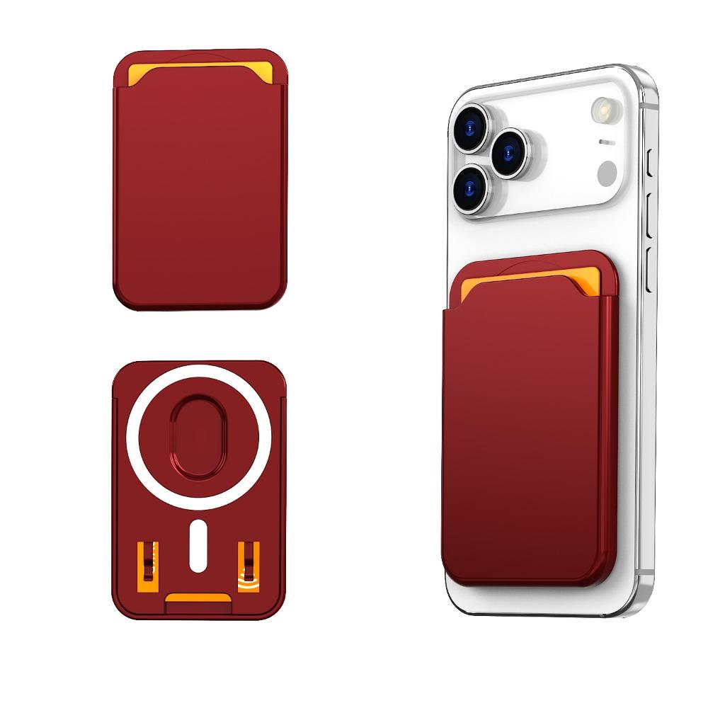 

For MagSafe Magnetic Wallet for IPhone 17 16 15 14 13 12 Pixel 10 Series Hard PC Credit Card Slot Holder for Back of Phone Case