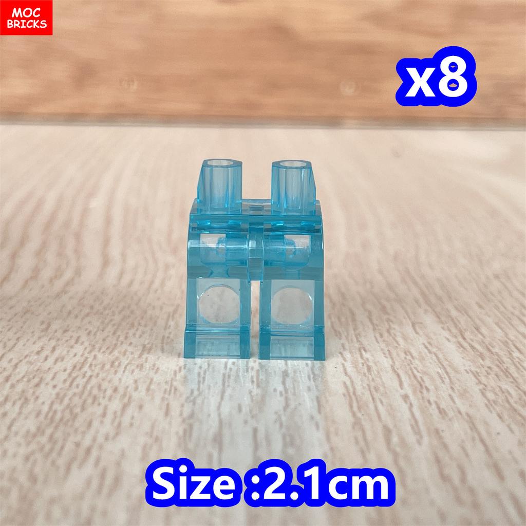 8pcs/lot MOC Bricks Blank Pants Legs Body Wear Figure Accessory Assembled Building Blocks Toy Kids Plastic Dolls