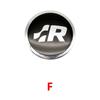 4Pcs For Volkswagen R-Line R GTI Polo Passat T5 Golf Scirocco 56mm Car Wheel Stickers Center Hub Cap Car Emblem Badge Decal