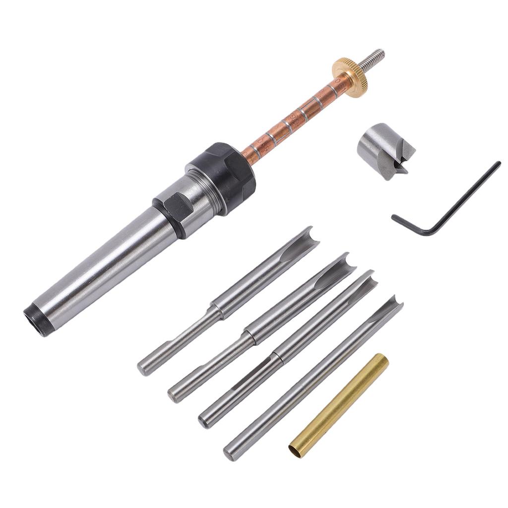 Pencil Trimmer Kit Pencil Trimmer System Milling Cutter Set Turning Mandrel Pilot Cutter Shafts Cutting Head Sleeve