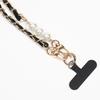 Phone Case Universal Lanyard Long Crossbody Pearl Pickup Chain Mobile Phone Lanyard Women's Long Neck And Shoulder Strap