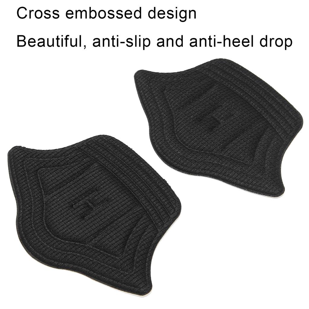 SelfAdhesive Heel Grips Liner NonSlip Shoe Heel Pads Foot Care Protector Grips Liners(Black )