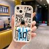 Soft TPU Phone Case for iPhone 14 Pro 14 11 12 Mini 15 Plus 16e 13 Pro MAX 11 XS XR 16 Plus Cartoon Football Number