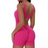 Bombshell Same Jumpsuit Shrink Hollow-out Beauty Back Yoga Clothes One-Piece Sports Running Fitness One-Piece