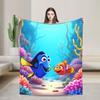 Coperte Calde e Morbide di Finding Nemo Biancheria da Letto Peluche per Bambini Coperte Morbide Copriletto in Flanella per Camera da Letto Copriletto per Divano Letto