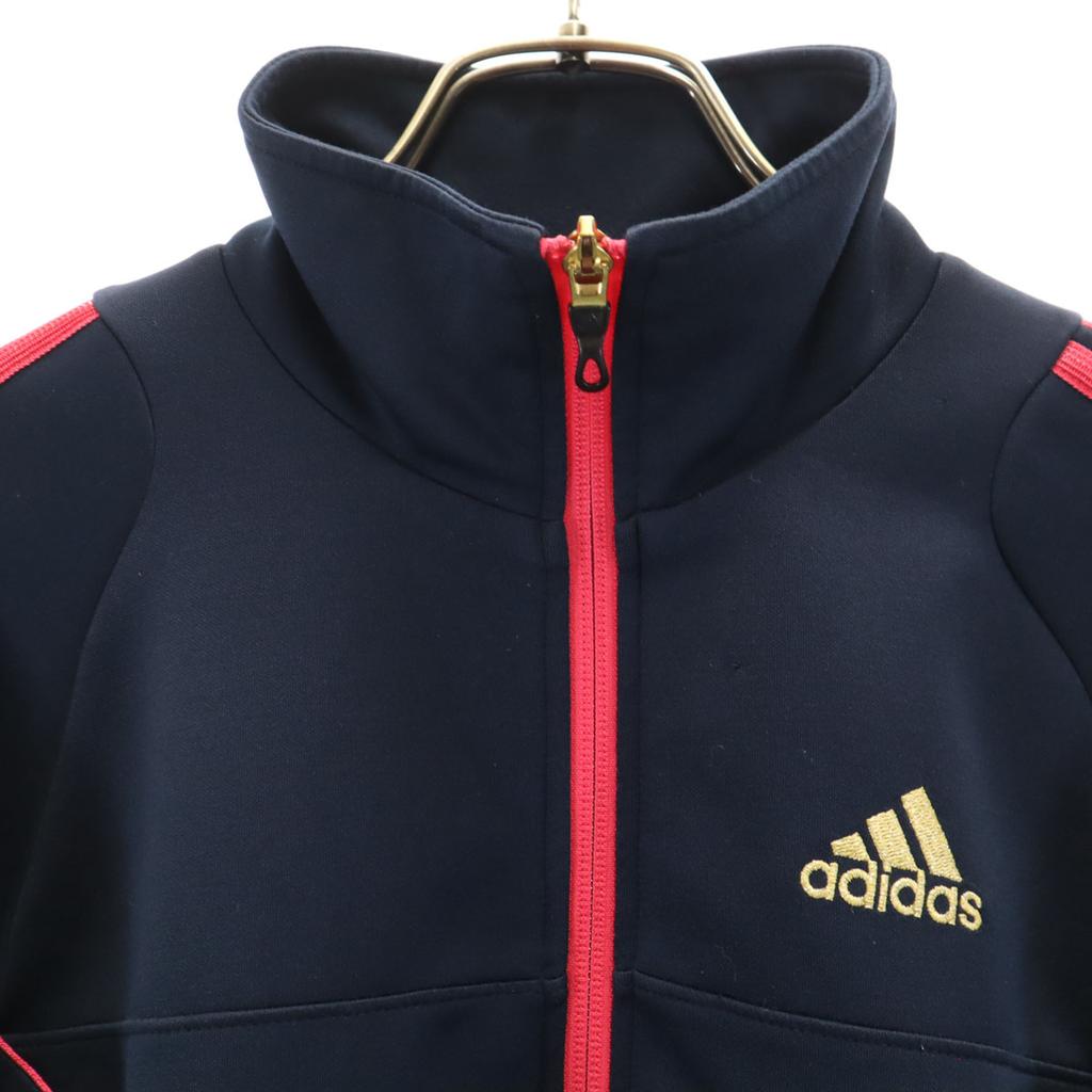 Adidas Training Track Jacket M Navy Jersey Women Used
