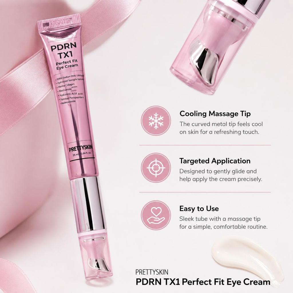 PRETTYSKIN PDRN TX1 Perfekte Passform Augencreme 20g