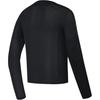 Fila Cycling Series Round Neck Solid Color Breathable Casual Slim Fit Long Sleeve T-Shirt Men Tops Black A11M448204F-BK
