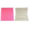 Alphabet Triangular Flag Silicone Molds Handmade for Chocolate Baking Dessert