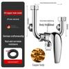 U-Shaped All-Copper Water Heater Mixing Valve