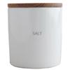 LOLO | Storage Containers | SALT | Canisters | Made In Japan | Ceramic | Porcelain | Teak | With Lids |