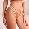 Europäischer & Amerikanischer Plus Size Satin Low-Rise Eis Seiden Tanga