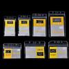 10 Pcs 2021 Hot PVC Plastic ID Card Badge Holder Clear Exhibition Bank Card Badge Holders Office School Stationery Supplies