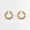 Fine O’ Kind Twist Ring Earrings