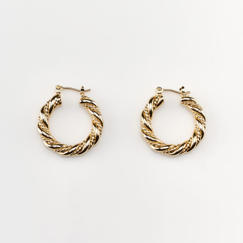 Fine O’ Kind Twist Ring Earrings