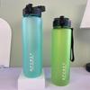 1L Sports Water Bottle High Capacity Plastic Fitness Portable Leakproof Drinking Bottle Camping Hiking Sports Cups