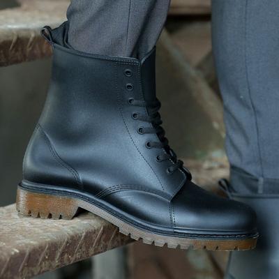 Modne Męskie Kalosze Martin Męskie Matowe Antypoślizgowe Kalosze Gumowe Buty