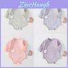 Baby Cotton Romper With Air Layer For Newborns Safe Breathable Infant One Piece For Spring Autumn