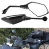 New a Pair of Motorcycle Mirrors Scooter Motocross Mirrors Electric Rear Side Convex Mirrors 10mm