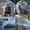 ABS With Glowing Eyes Creepy Atmosphere Decoration Halloween Spider Skull