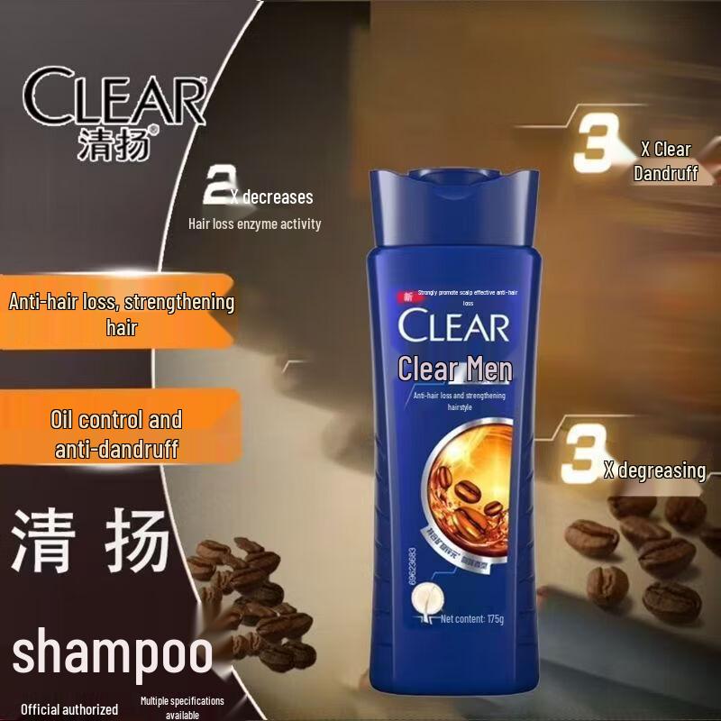 

CLEAR Men s Anti-Dandruff Anti-Hair Loss Strengthening Shampoo 175g