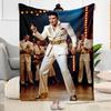 Elvis Presley Performance Blanket Soft Warm Cozy Perfect for Sofa Livingroom Seaside for All Occasions Modern Style Gifts For Family Or Friends