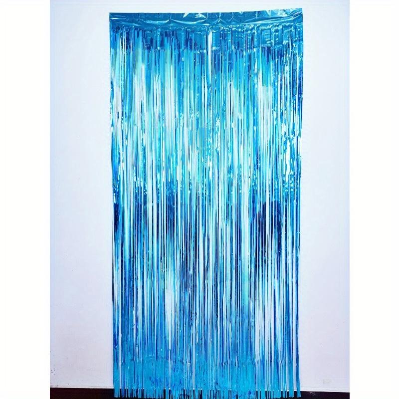 

1 шт. Пластиковая бахрома, Современная бахрома, Дождь из бахромы для вечеринки one-size baby голубой