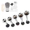 Car 5 Trumpet Set Tune 12V with Compressor Chrome Color Replacement for Trains Ships Vans