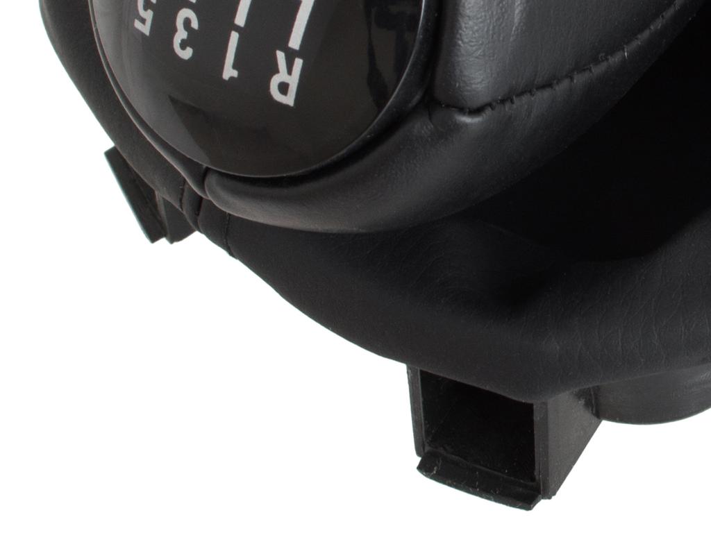 Seat Leon I 99-06 SCHWARZER Schaltknauf + Manschette mit Rahmen 5 Gänge